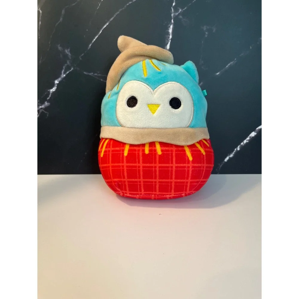 Squishmallows Winston the Owl 5 Inch Holiday Winter Plush Toy 2022